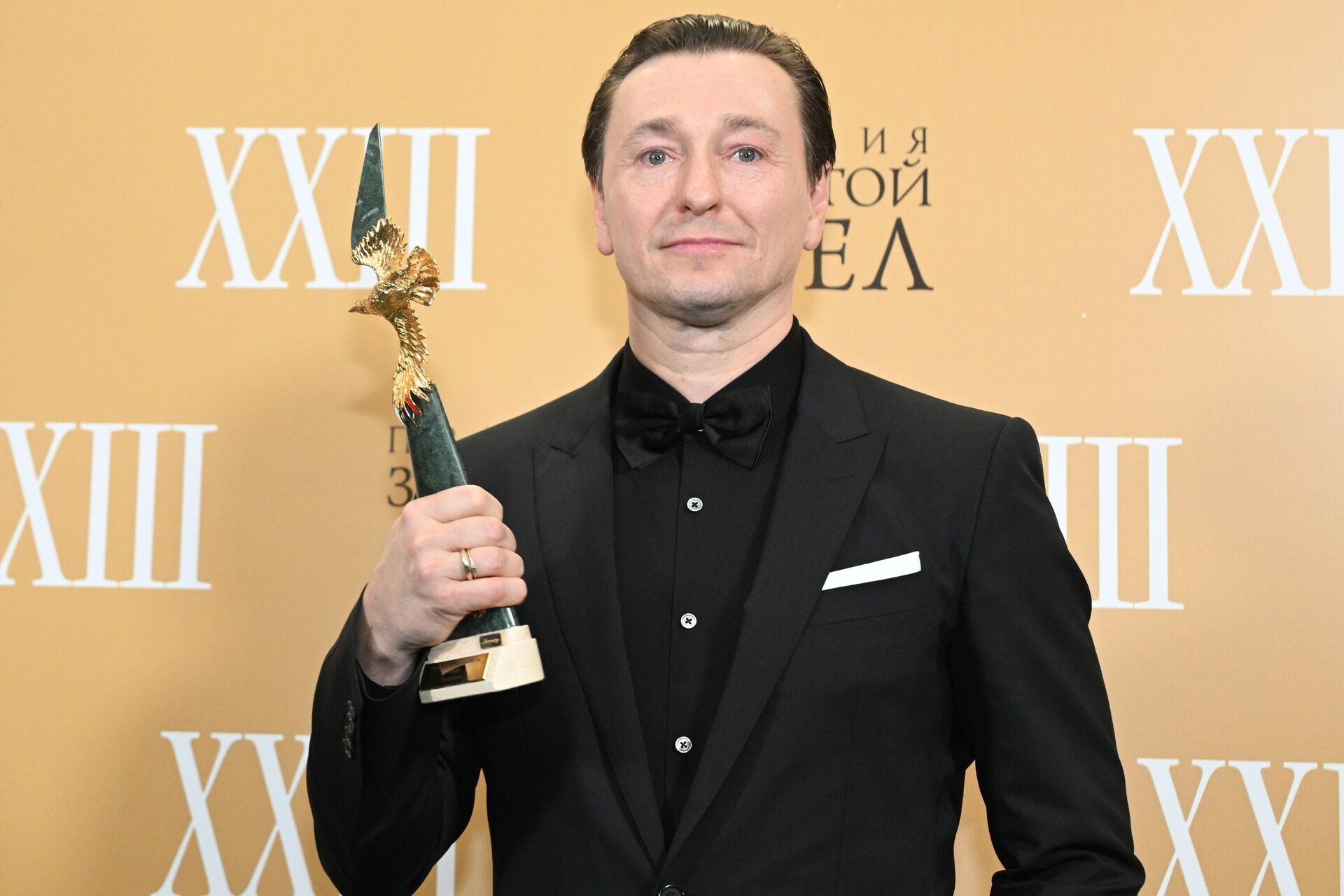 Актёр Сергей Безруков, получивший награду в номинации