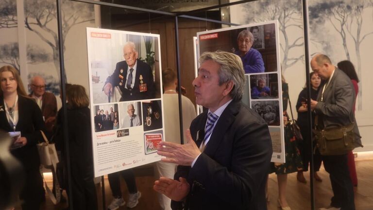 Председатель Медиаконгресса Содружество журналистов, секретарь Союза журналистов России Ашот Джазоян на открытии XIX Международного медиа-форума Диалог культур в Москве