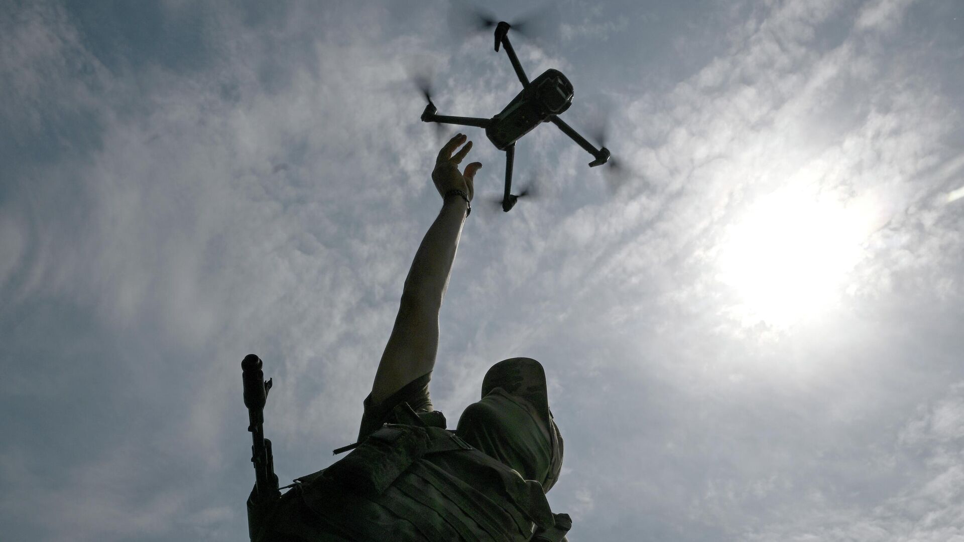 Военнослужащий боевого расчета БПЛА в зоне СВО