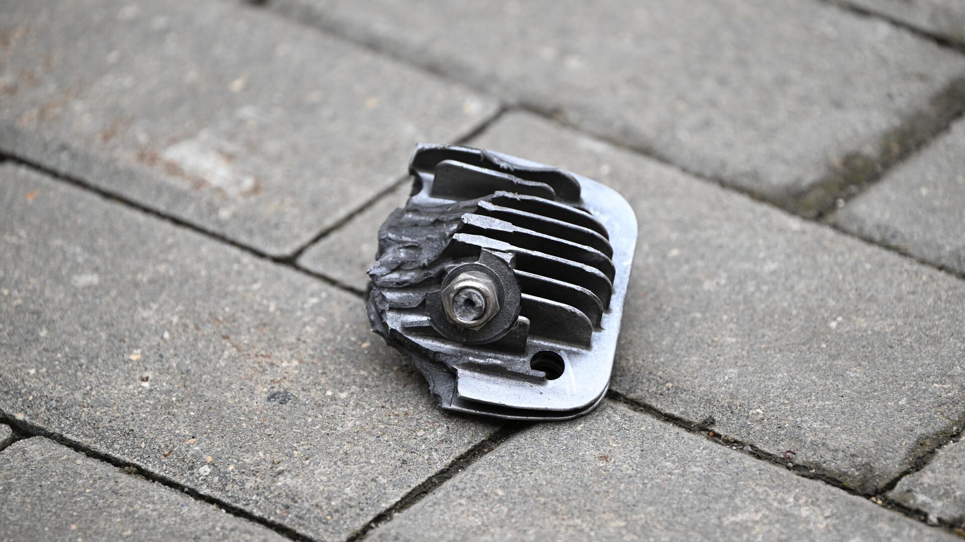 Фрагмент двигателя беспилотника