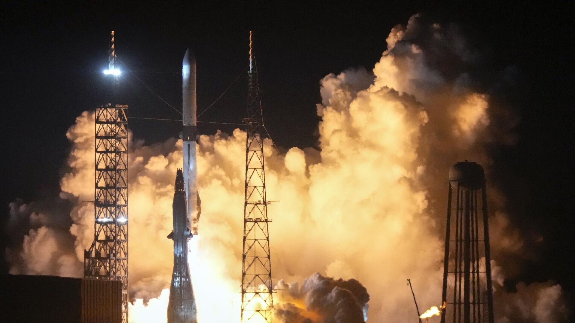 Запуск ракеты New Glenn компании Blue Origin