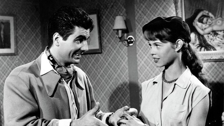 Брижит Бардо на съемках фильма Нормандская дыра, 1952 год