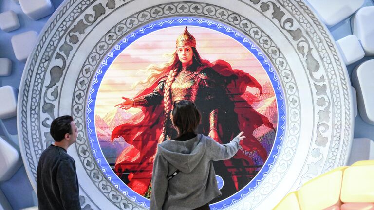 Открытие выставки-путешествия Книга сказок