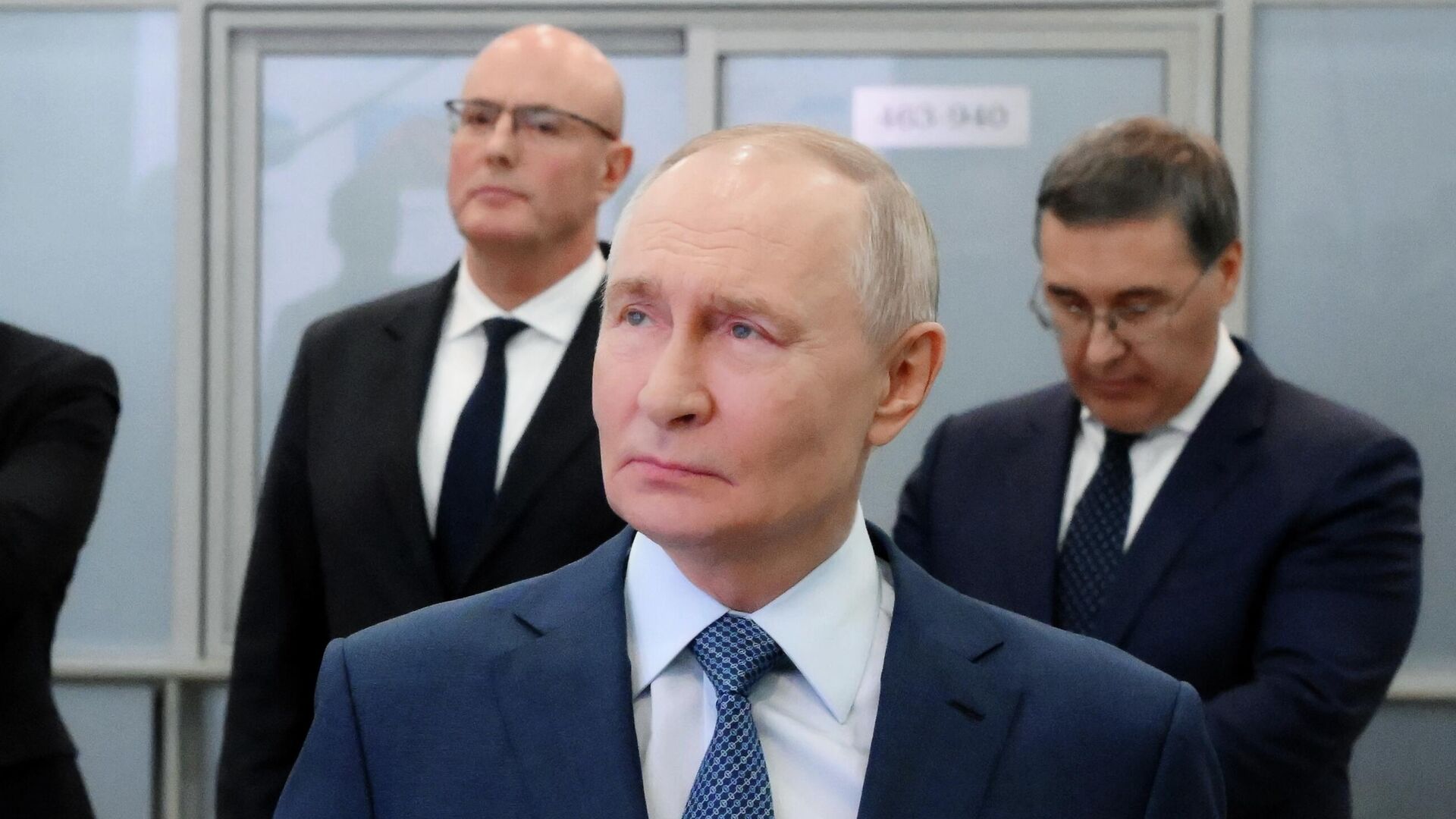 Президент РФ Владимир Путин посещает Московский физико-технический институт