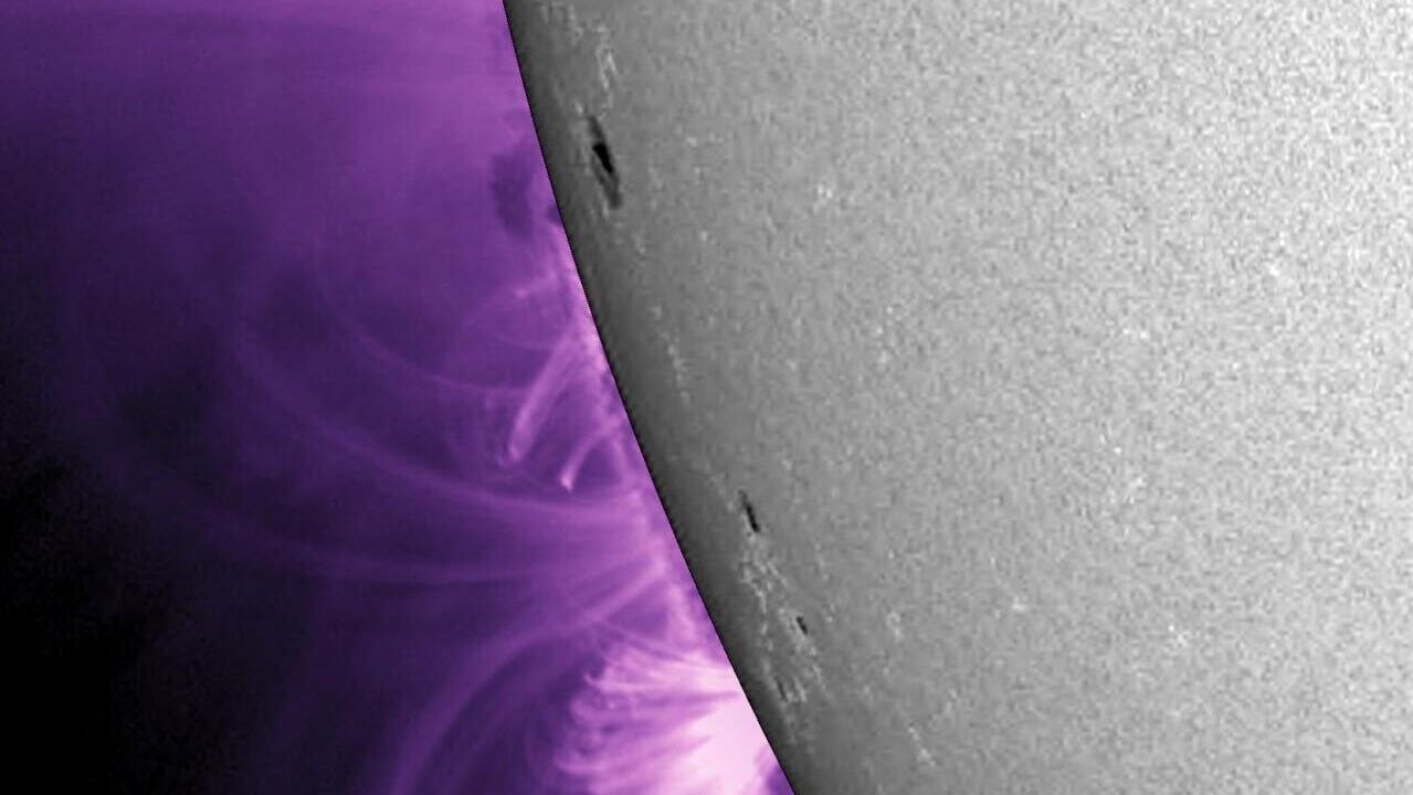 Группа пятен практически исчезла на Солнце