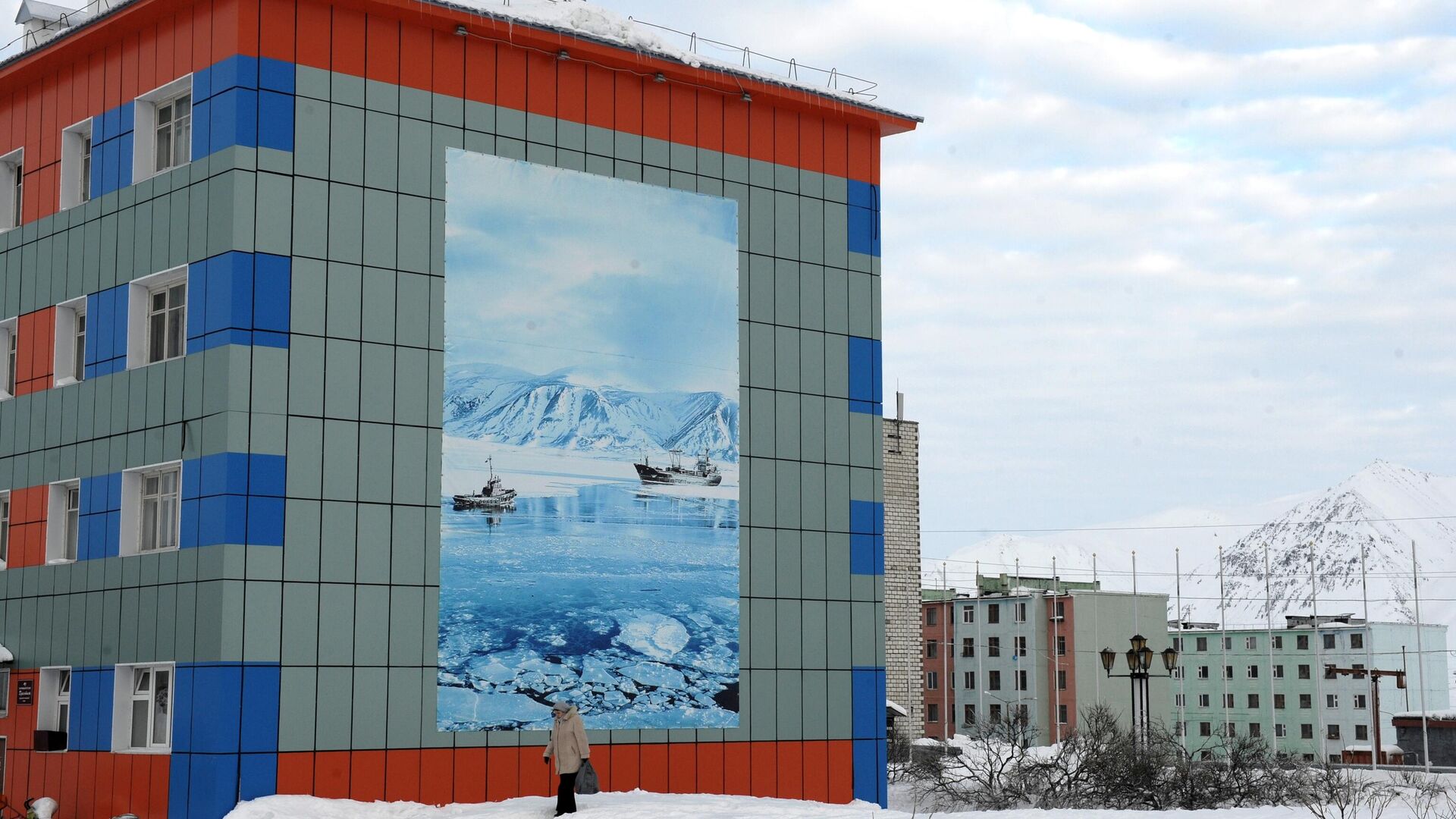 Фасады домов в Эгвекиноте