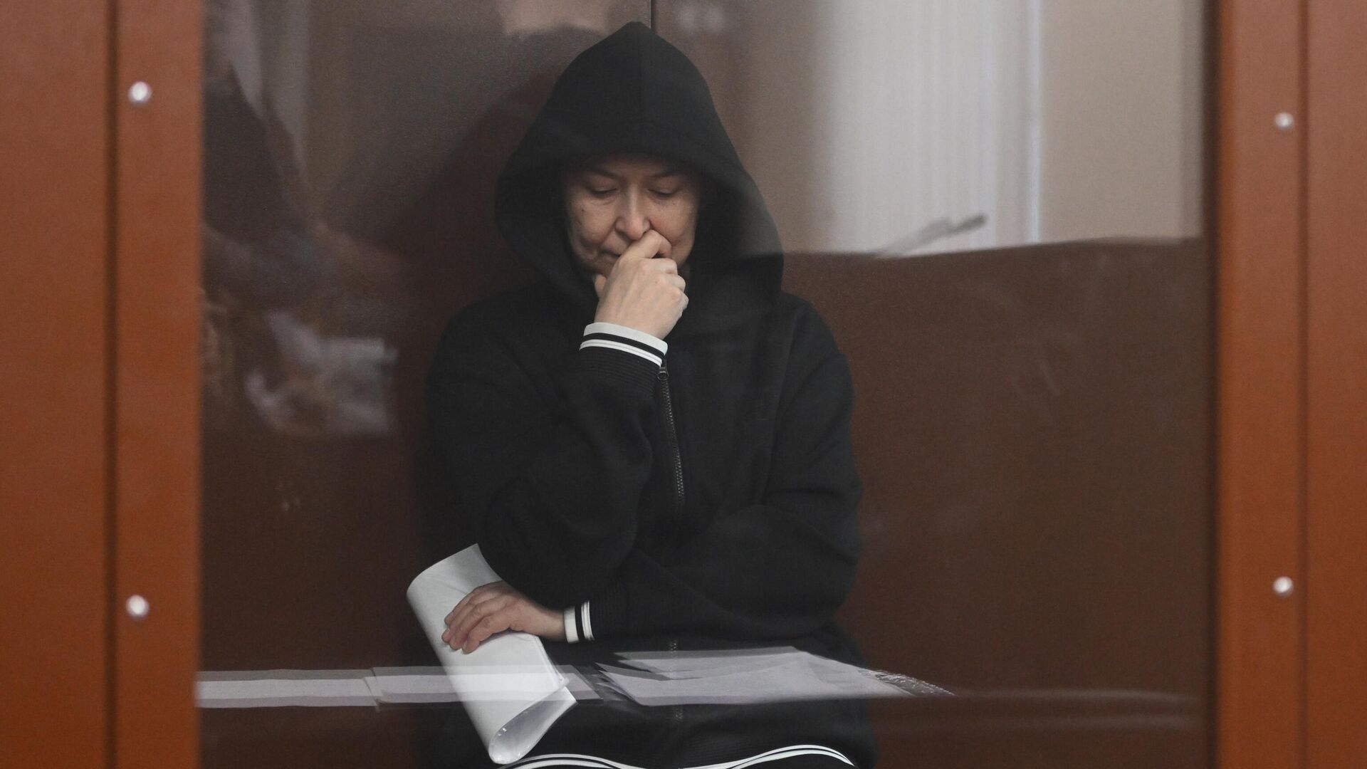 Министр культуры Башкирии Амина Шафикова на заседании в Басманном районном суде в Москве