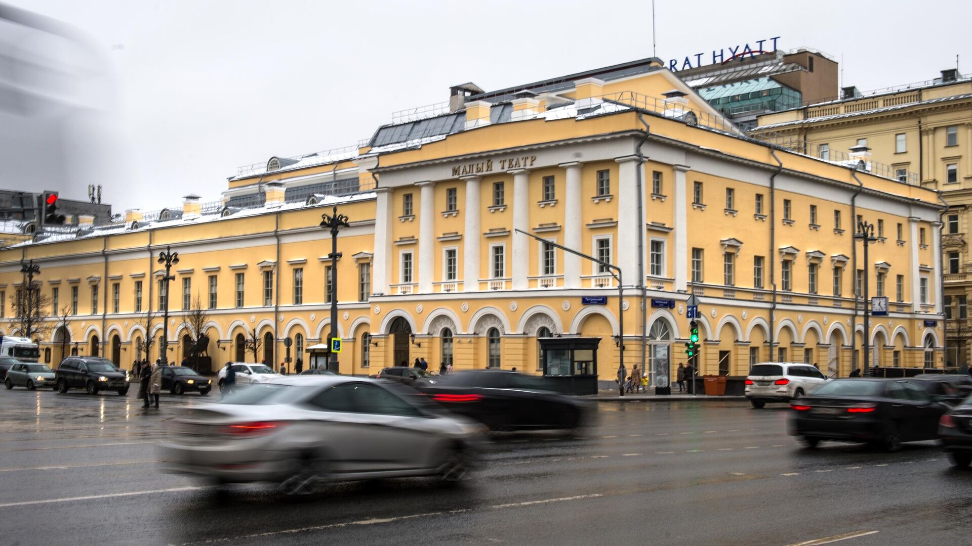 Историческое здание московского Малого театра