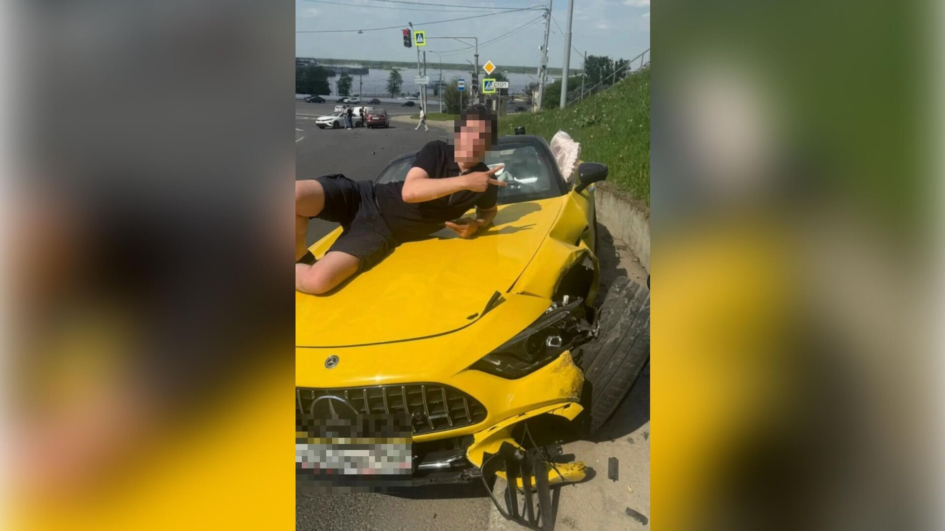 Водитель Mercedes, спровоцировавший ДТП в Нижнем Новгороде
