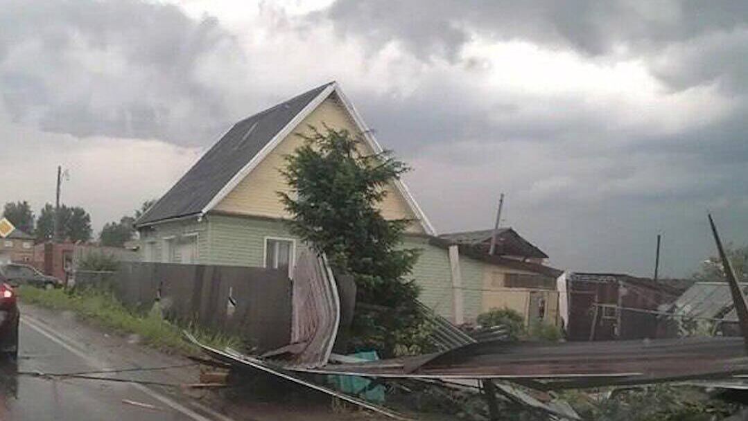 Последствия непогоды в Свердловской области