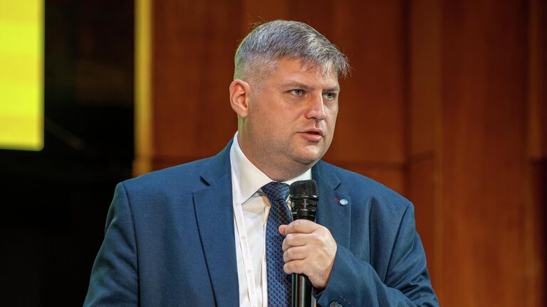 Проректор МИЭТ по научной работе Алексей Дронов на открытии II Международной конференции Функциональные халькогениды: физика, технология и применение