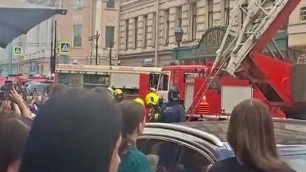 Возгорание в театре имени Комиссаржевской в Санкт-Петербурге