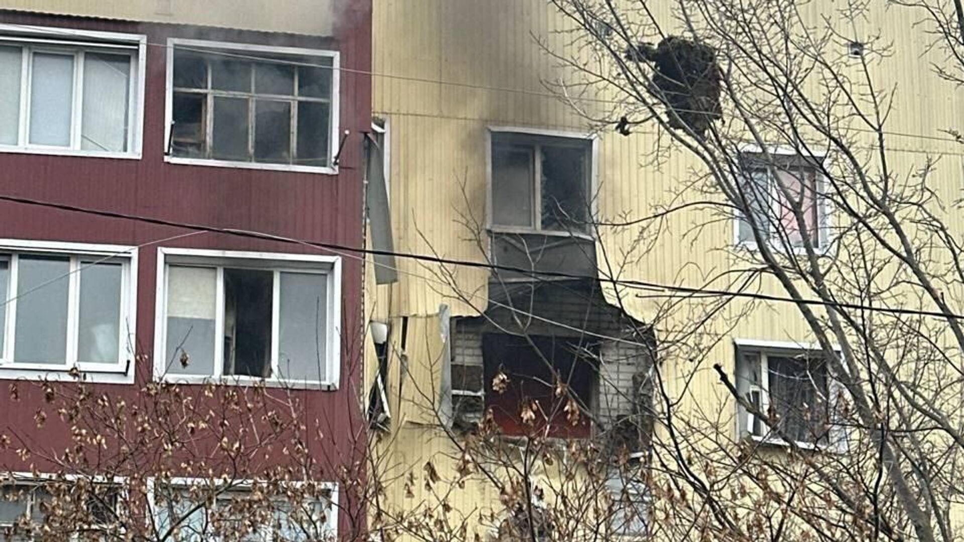 Последствия атаки дронов ВСУ в Щебекино