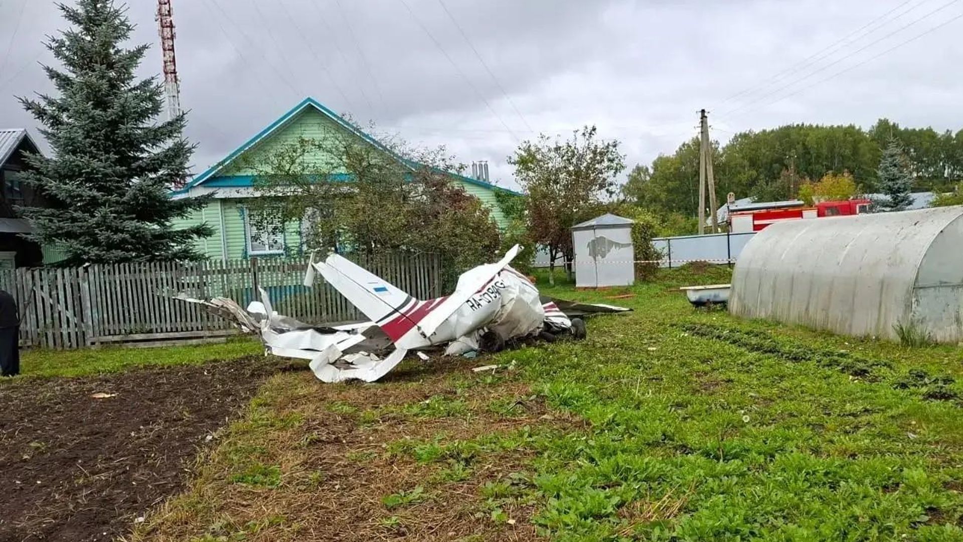Крушение легкомоторного самолета Cessna в Татарстане